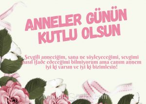 En Güzel Resimli Anneler Günü Mesajları 11