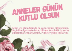 En Güzel Resimli Anneler Günü Mesajları 20