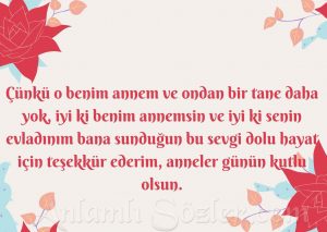 En Güzel Resimli Anneler Günü Mesajları 24