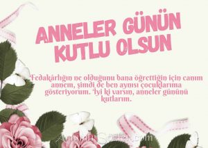 En Güzel Resimli Anneler Günü Mesajları 4