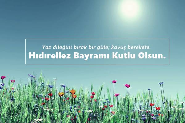 Hidirellez İle İlgili Sözler